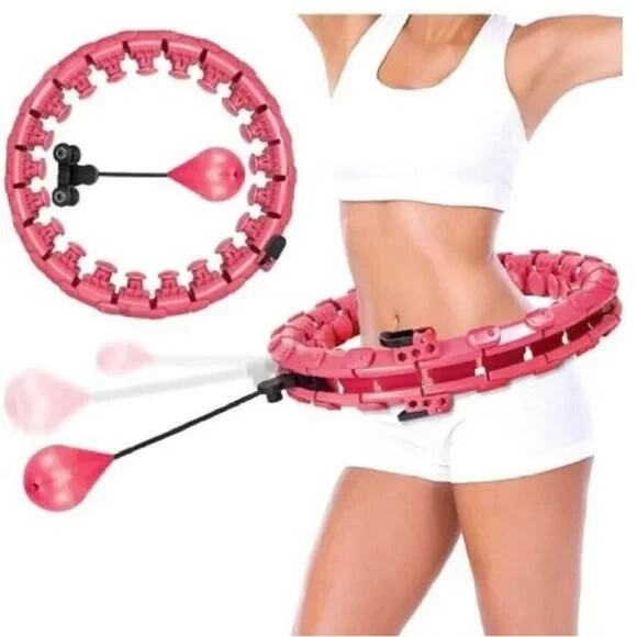 Weighted Smart Fitness Hoop,24 Detachable Knots Abdomen Fitness Weight Loss - Picture 2 of 6